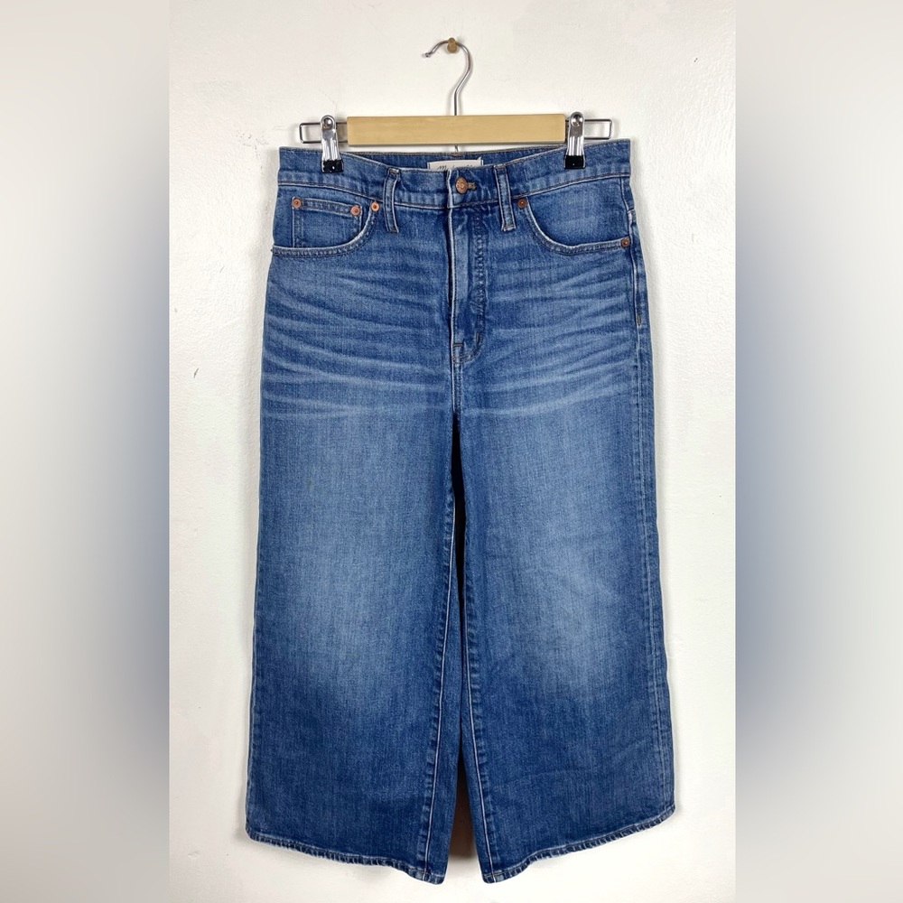 Madewell wide leg crop jeans size 28